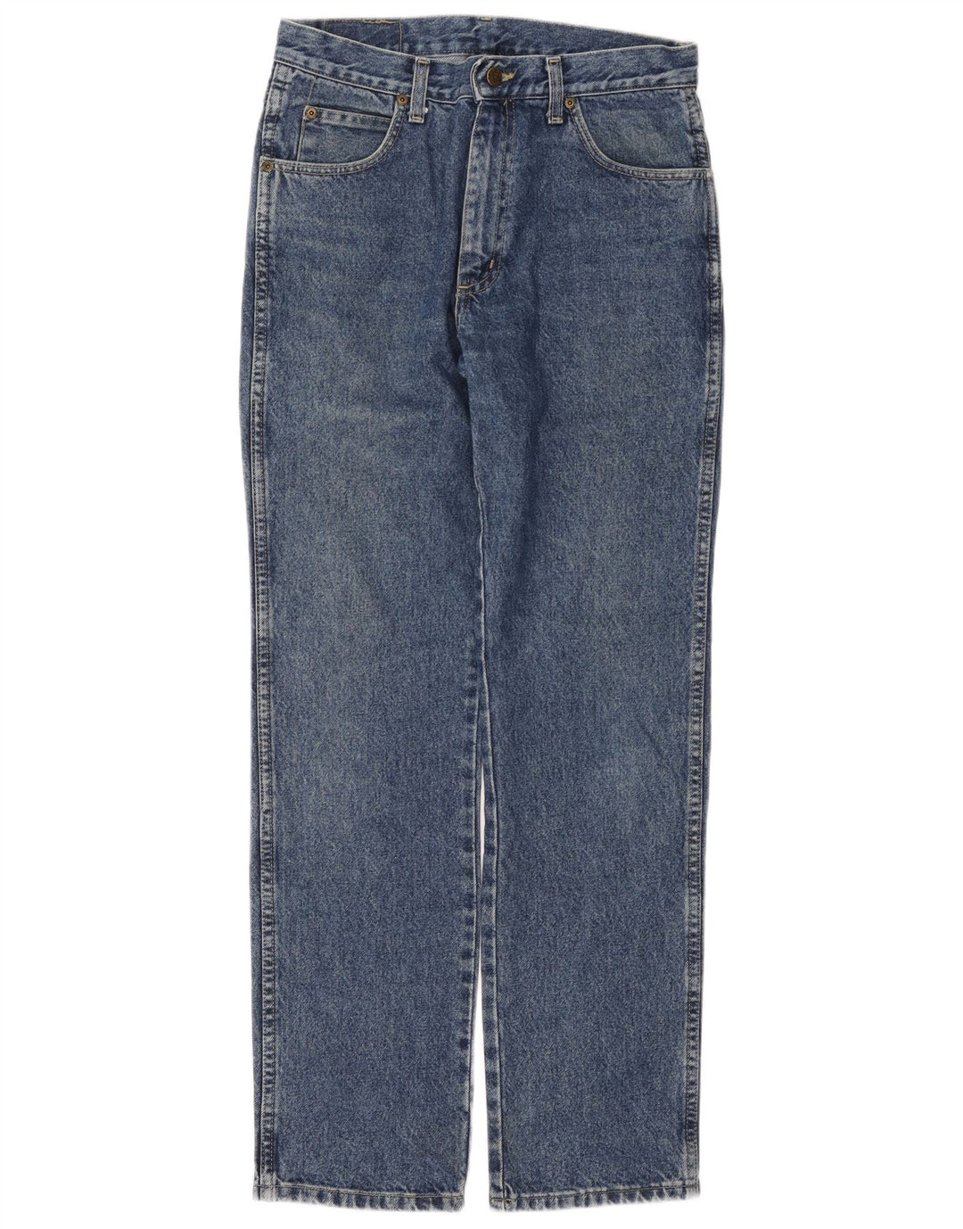 Calça jeans reta masculina WRANGLER regular fit W32 L32 algodão azul