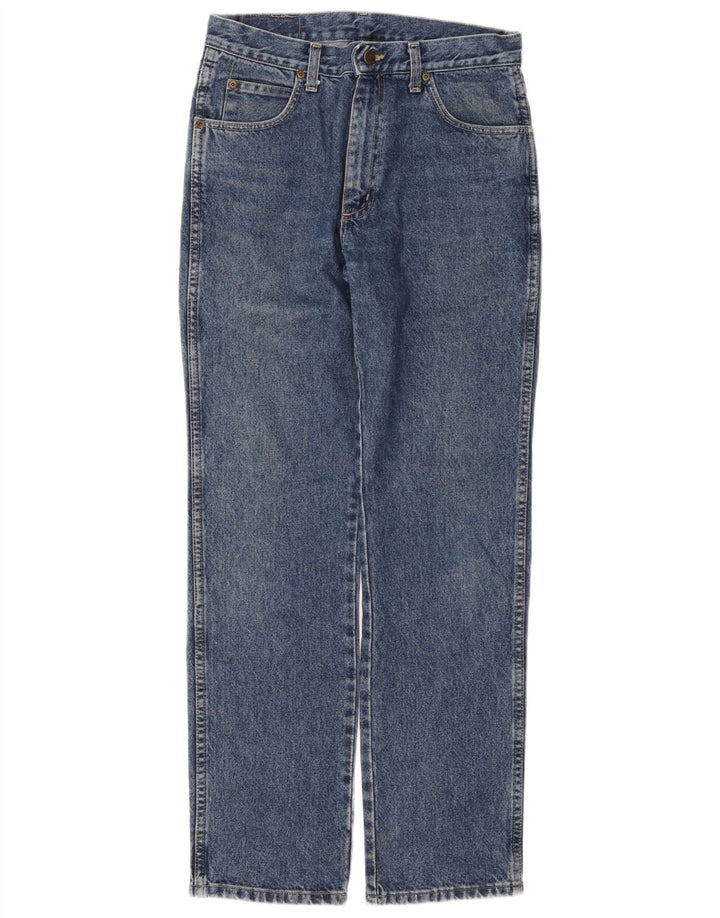 Calça jeans reta masculina WRANGLER regular fit W32 L32 algodão azul