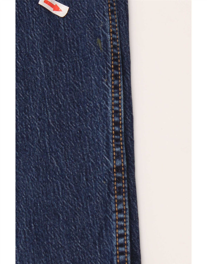 Levi's Masculino 505 Straight Jeans W40 L22 Azul Algodão