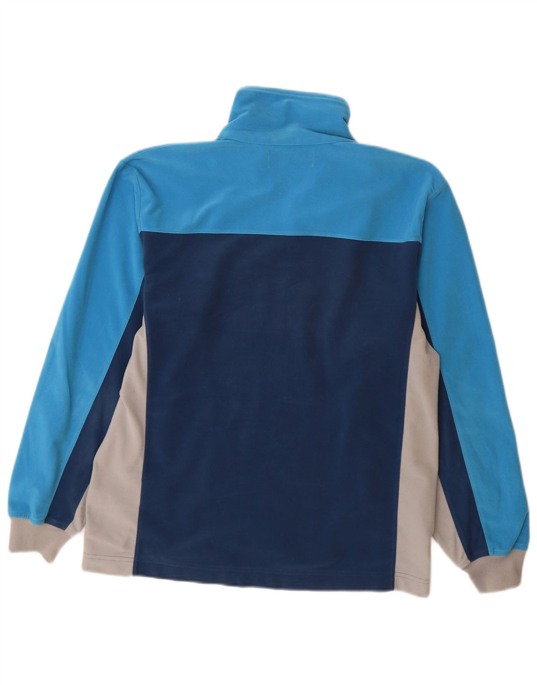 KAPPA Mens Treino Top Jacket Pequeno Azul Colorblock Poliéster