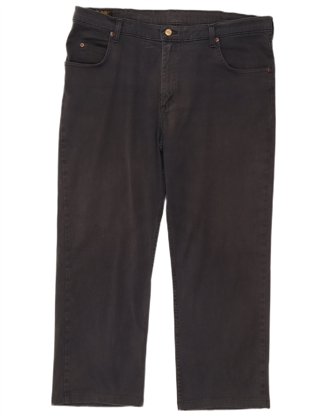 Calça casual reta masculina Lee W40 L27 preta