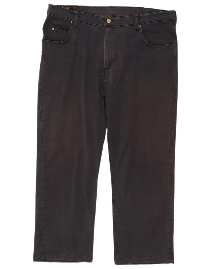 Calça casual reta masculina Lee W40 L27 preta