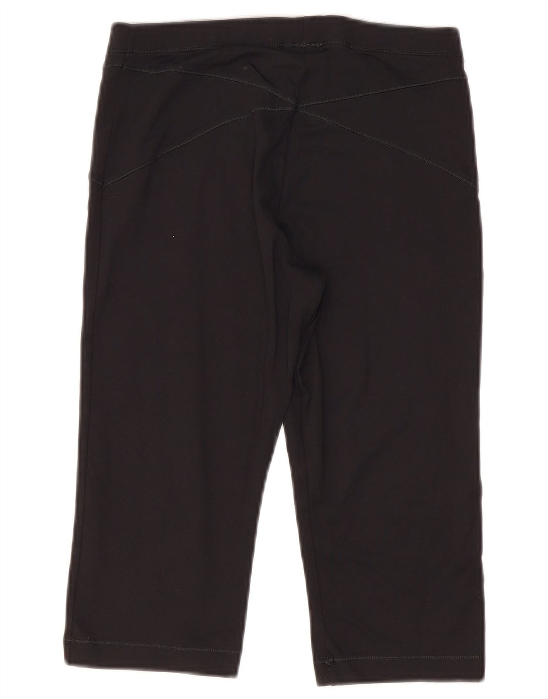 Adidas Womens Capri Leggings UK 12 Médio Preto Poliamida