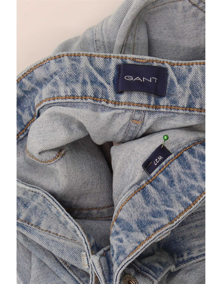 Jeans retos femininos Gant W27 L27 algodão azul