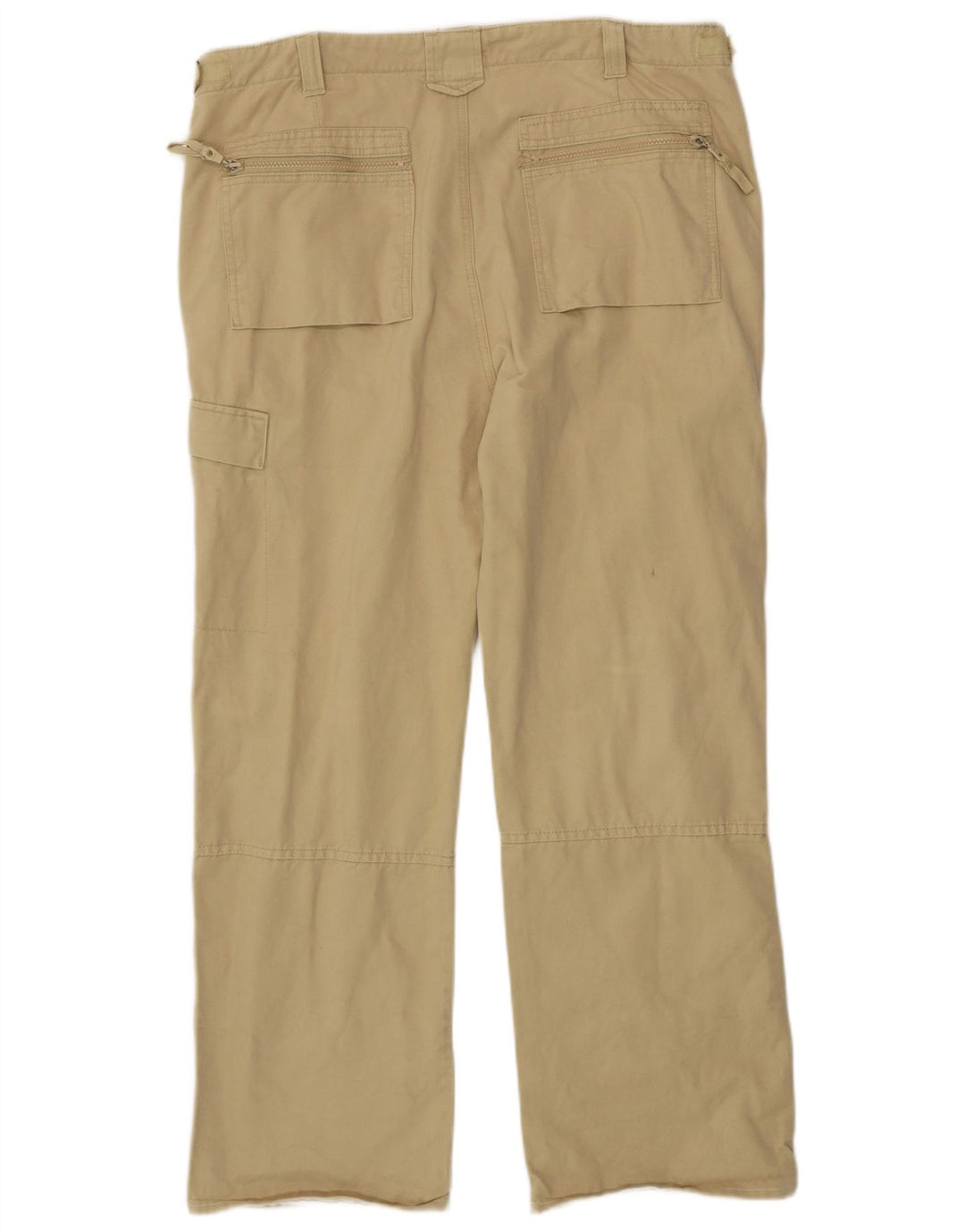 Calça cargo masculina reta MC Joy IT 54 2XL W40 L29 algodão bege