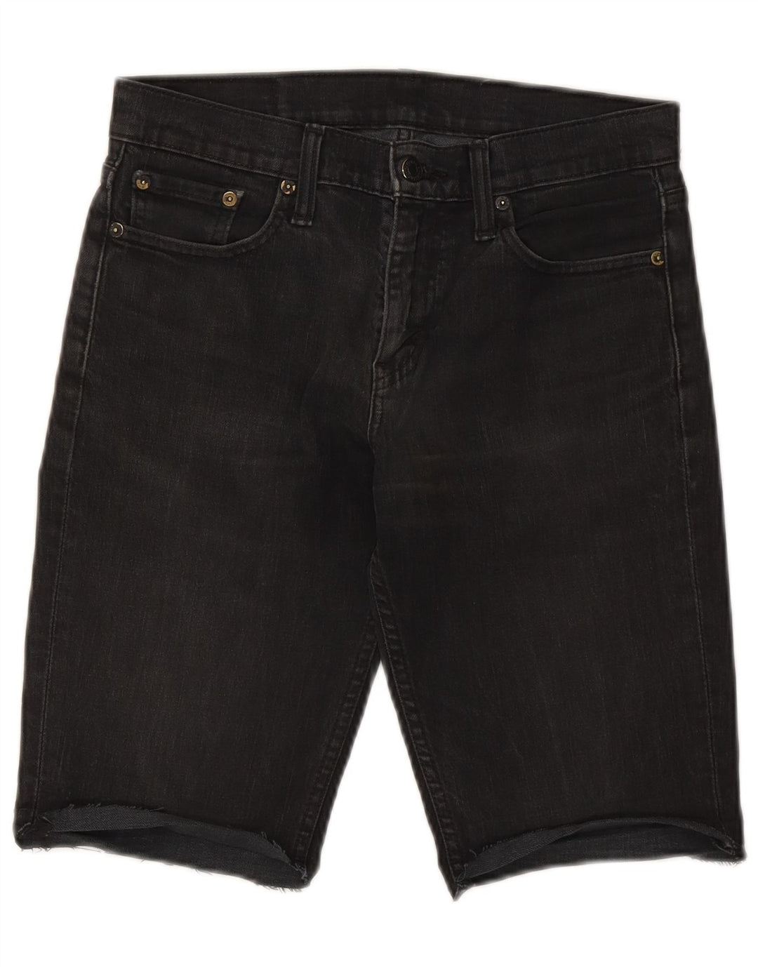 Shorts jeans masculino 511 Levi's W30 médio preto algodão