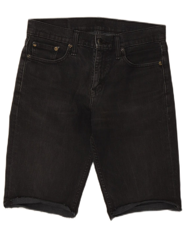 Shorts jeans masculino 511 Levi's W30 médio preto algodão