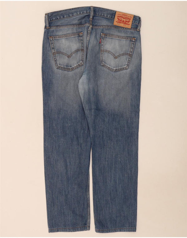 Levi's Masculino 514 Straight Jeans W34 L28 Azul Algodão