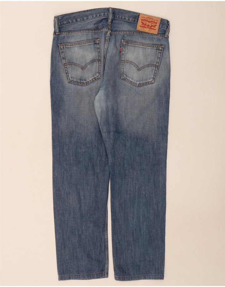 Levi's Masculino 514 Straight Jeans W34 L28 Azul Algodão