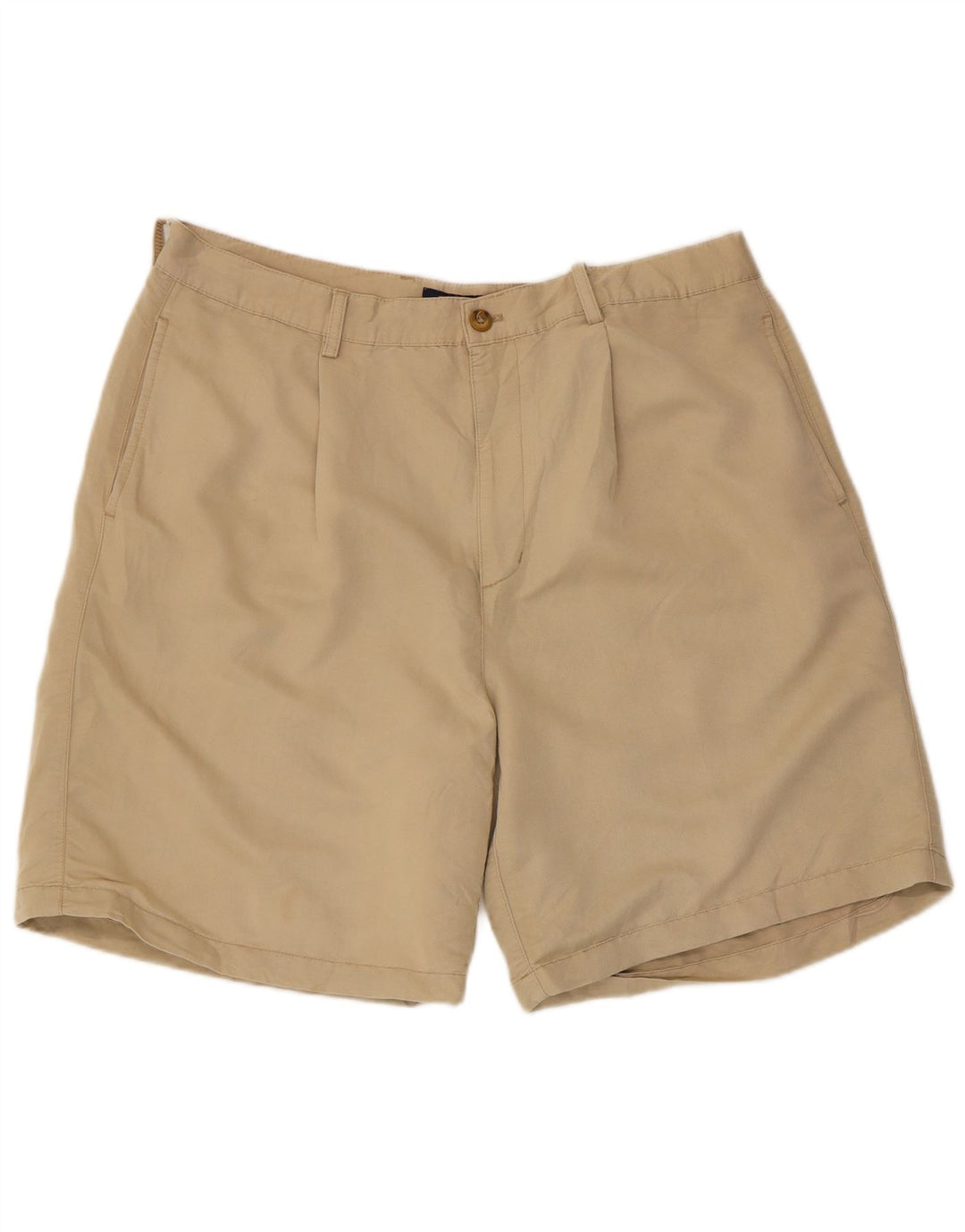 Shorts masculinos Chaps Golf Pegged Chino W38 XL bege rayon