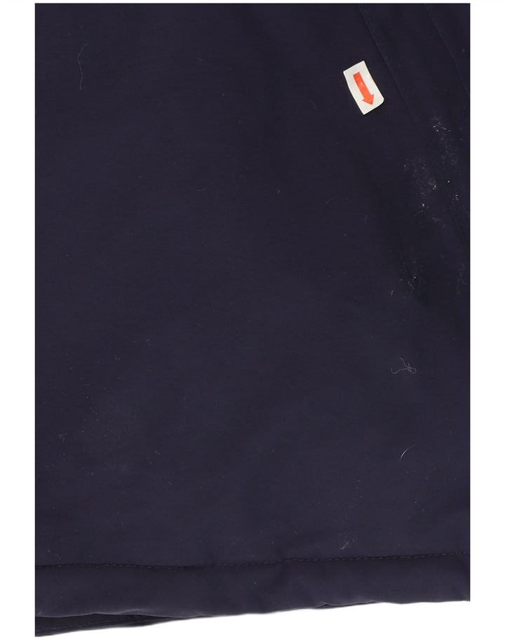 Jaqueta corta-vento das mulheres do armazém da montanha poliéster azul marinho Reino Unido 20 2XL