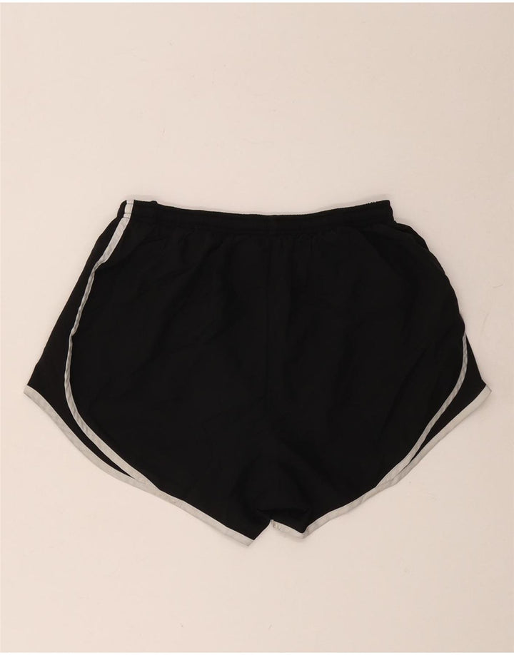 Shorts esportivos femininos NIKE Dri Fit UK 14 médio preto poliéster