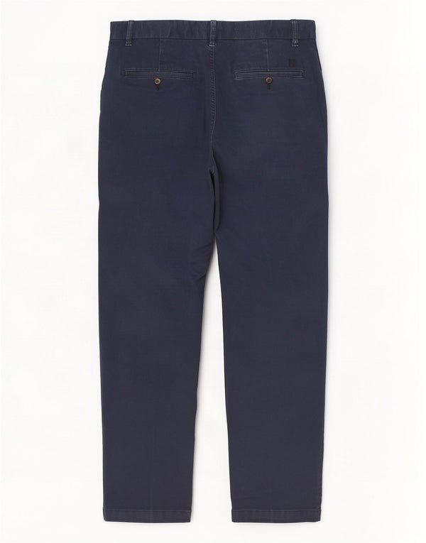 Calça Chino Masculina Marks & Spencer Regular Fit W38 L29 Algodão Azul Marinho