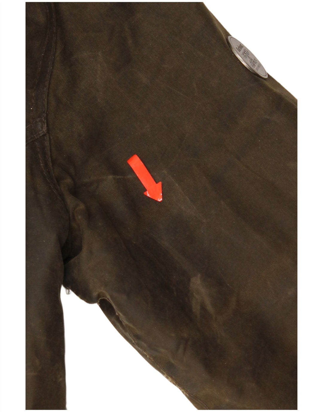 Jaqueta feminina de algodão encerado com capuz Barbour Reino Unido 12 algodão cáqui médio