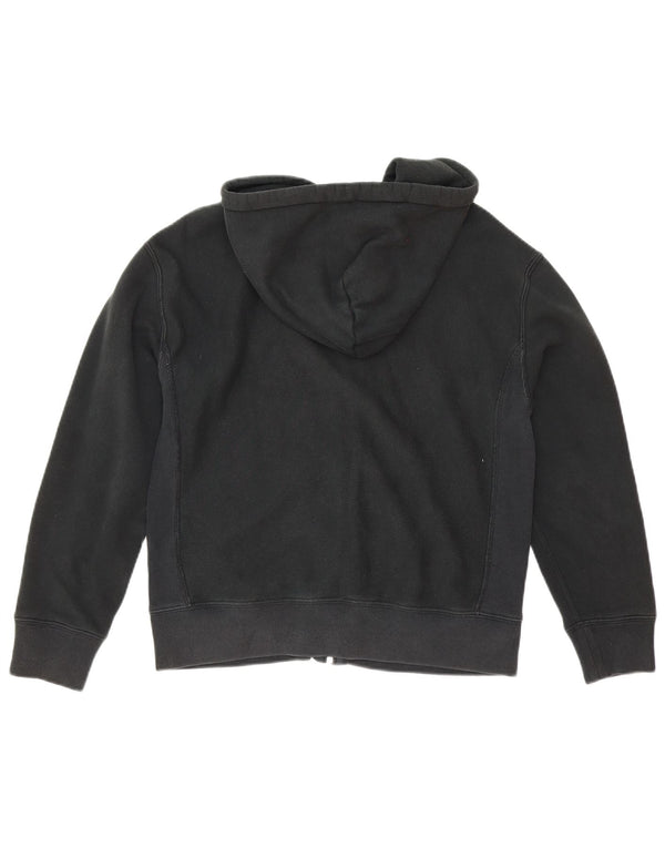 Suéter masculino com capuz e zíper Polo Ralph Lauren pequeno algodão preto