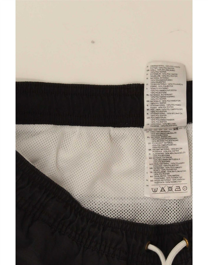 Shorts de natação masculino Adidas médio cinza colorblock nylon