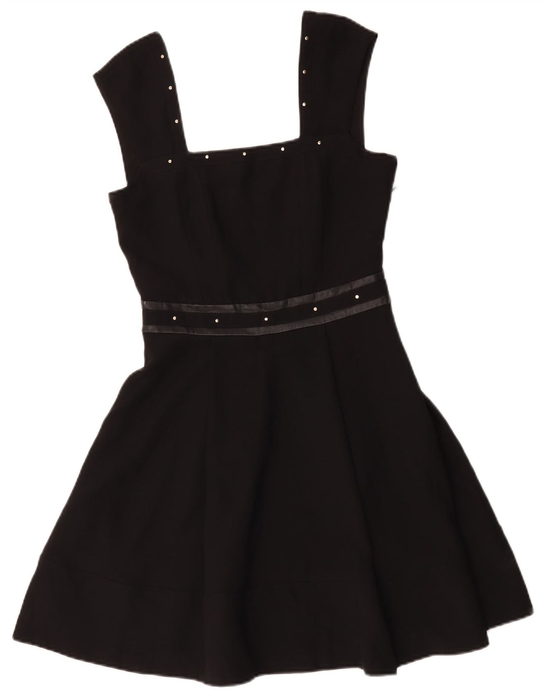 Vestido Feminino Sem Mangas Liu Jo A-Line IT 40 Pequeno Preto Poliéster