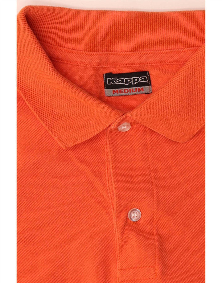 Camisa polo masculina Kappa médio algodão laranja
