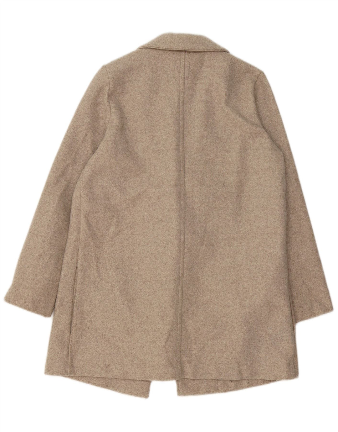 Zara Womens Open Oversized Blazer Jacket Reino Unido 10 Pequeno Bege