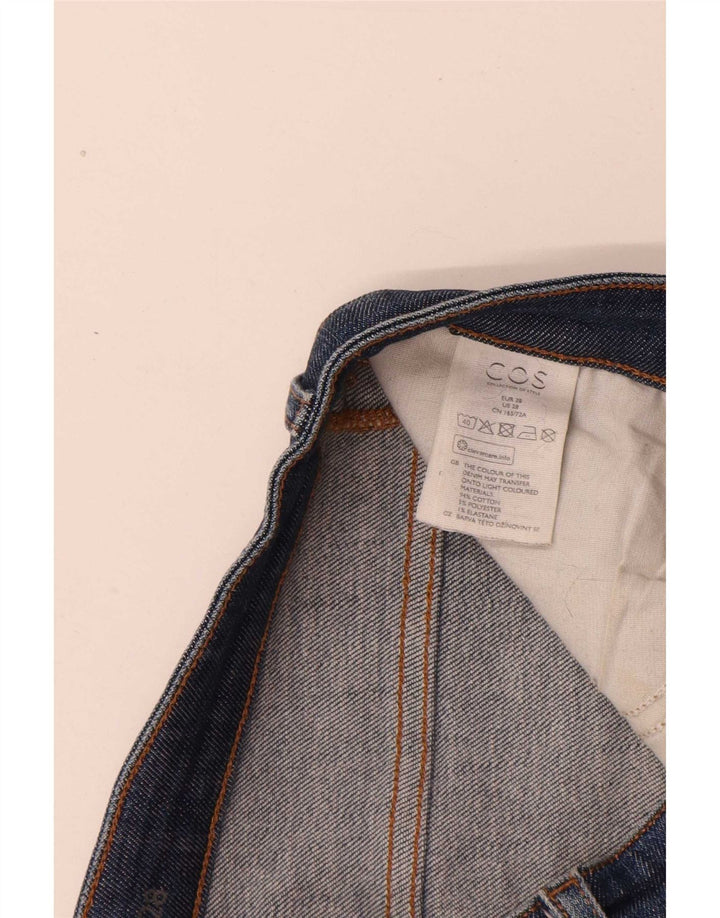 Cos Womens Slim Jeans W28 L29 Azul Algodão