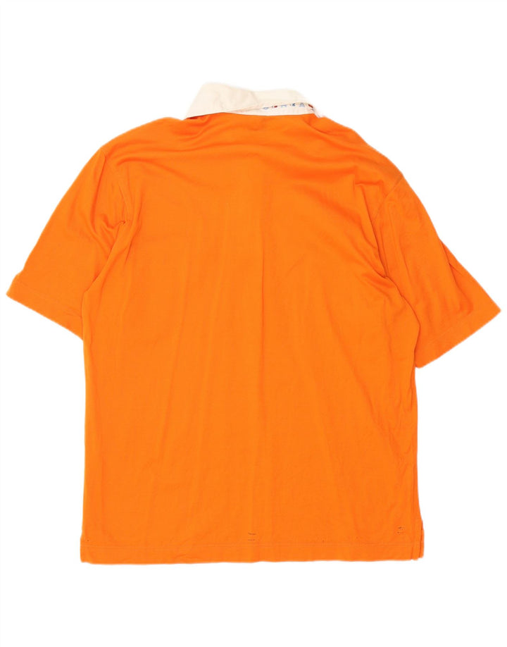 Camisa polo masculina de rugby PAUL & SHARK laranja médio