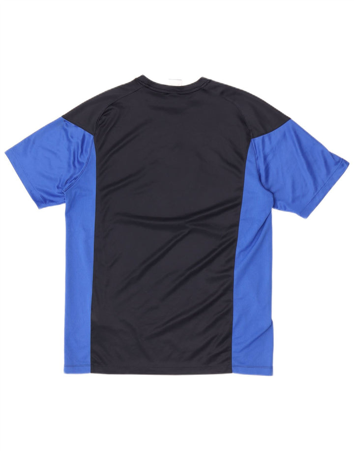 Camiseta Nike Masculina Dri Fit Graphic Top Grande Azul Marinho Colourblock Poliéster