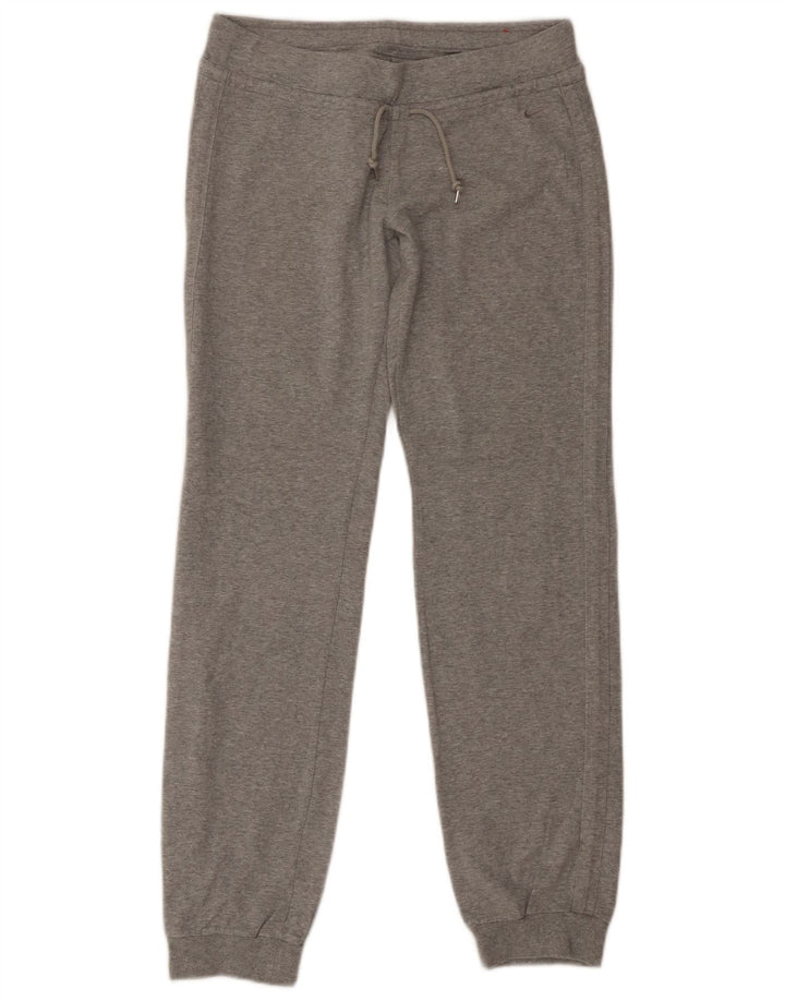 Calça de treino feminina Nike Joggers UK 12 algodão cinza médio