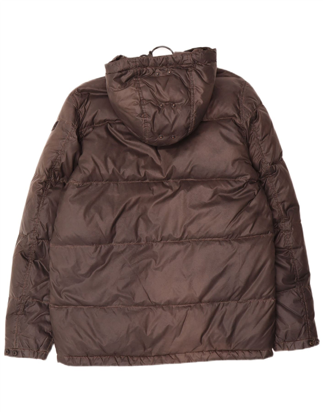 Jaqueta acolchoada masculina Diesel UK 38 nylon cinza médio