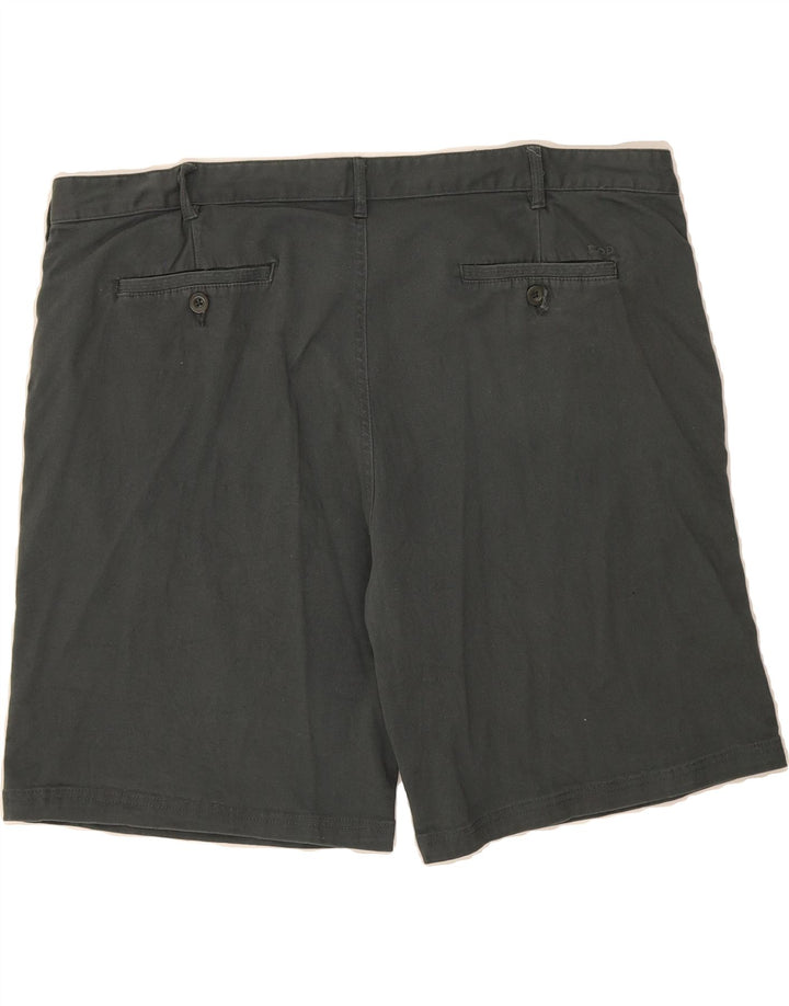IZOD Mens Salt Water Chino Shorts W42 2XL Grey Cotton Vintage Izod and Second-Hand Izod from Messina Hembry 