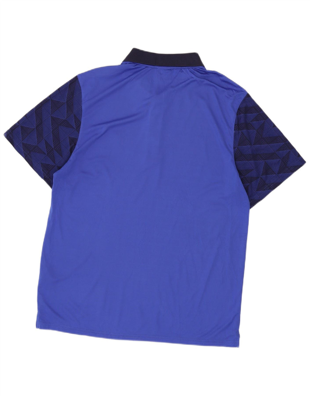 Camisa pólo masculina Lyle & Scott 2XL poliéster geométrico azul