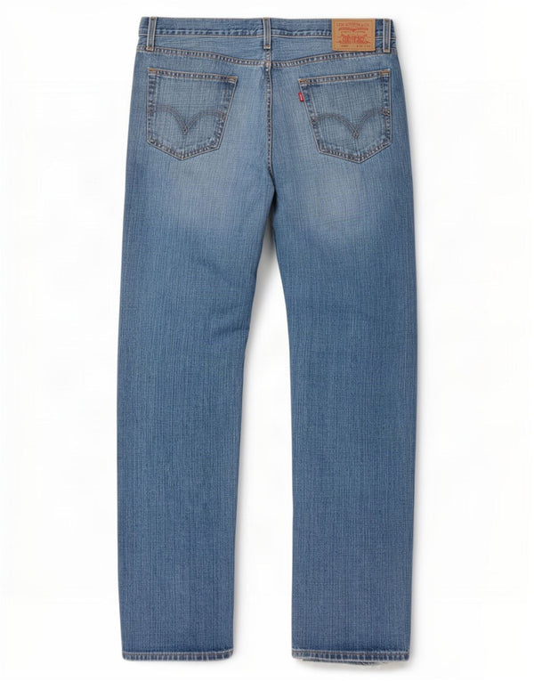 Levi's Masculino 529 Cintura Baixa Bootcut Jeans W36 L34 Azul Algodão