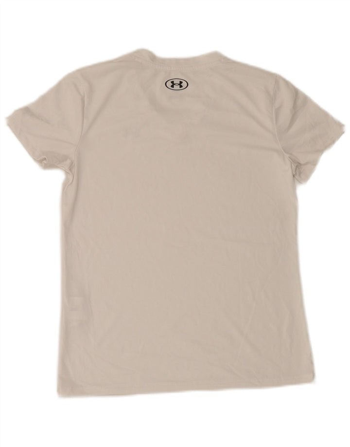 Under Armour Mens Camiseta Top XS Poliéster Branco