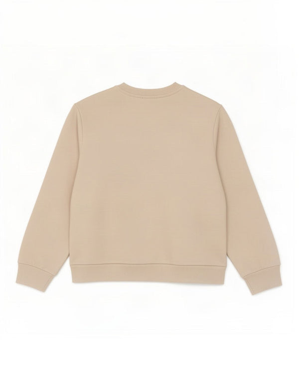 Diesel Boys Crop Graphic Moletom Jumper 9-10 Anos Algodão Branco
