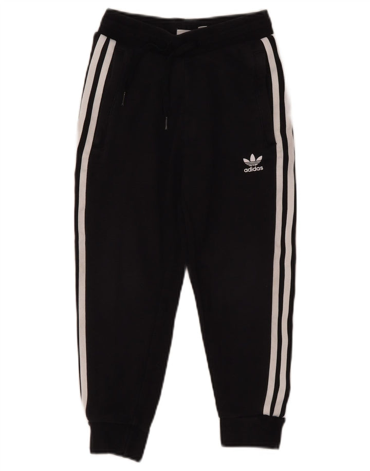 ADIDAS Meninos Calças de treino Joggers 6-7 Anos Algodão Preto