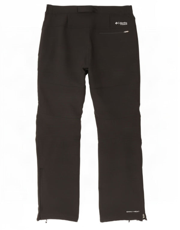Columbia Mens Titanium Ski Calças Grande Poliéster Preto
