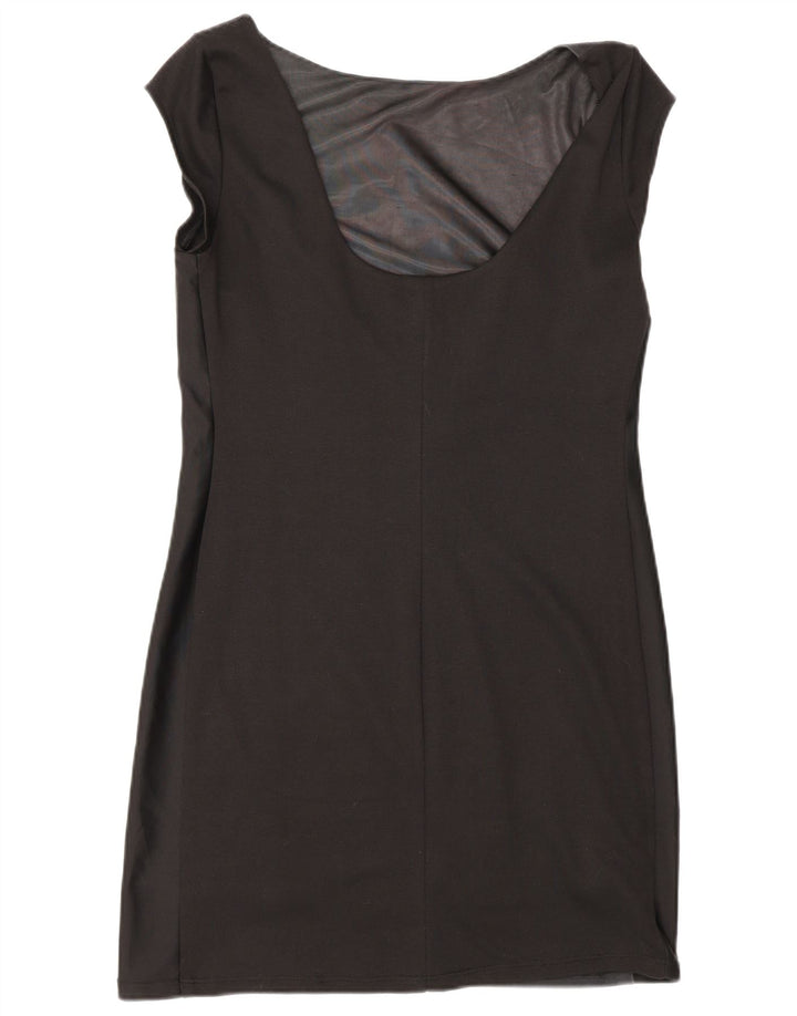 Vestido bainha feminino Desigual UK 12 médio preto floral