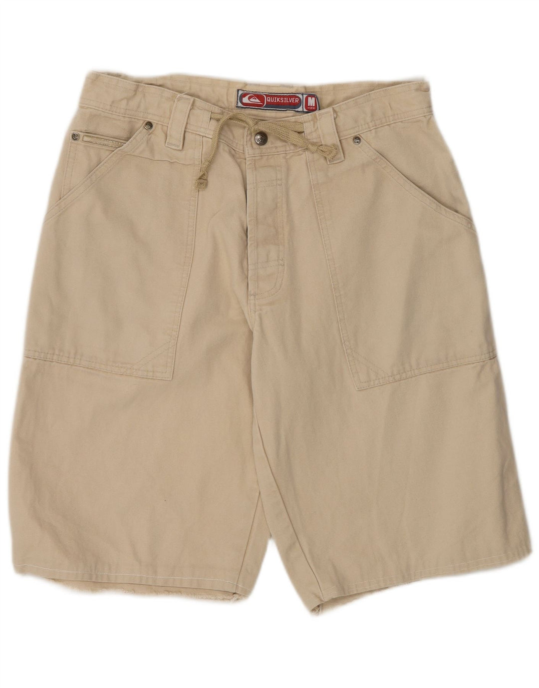 Quiksilver Mens Casual Shorts Médio W32 Bege