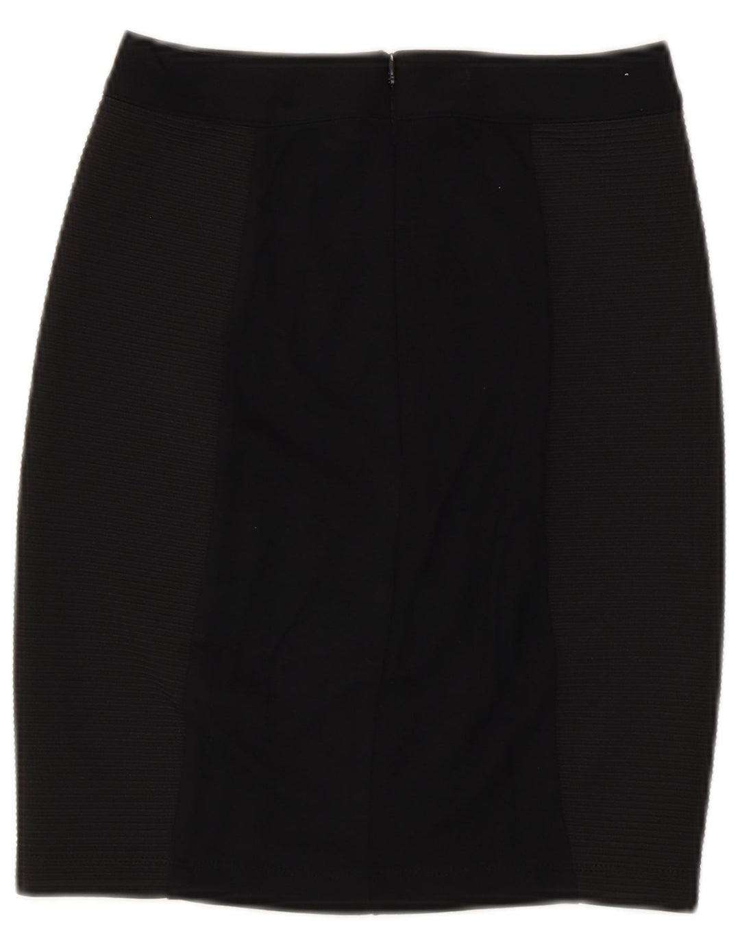 Poliéster W26 pequeno do preto Reino Unido 8 da saia do lápis das mulheres francesas da conexão