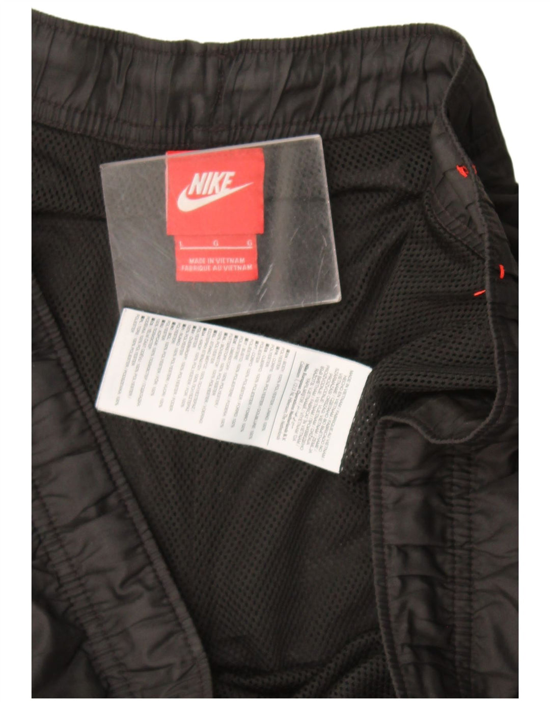 Shorts esportivos gráficos masculinos Nike grande poliéster preto
