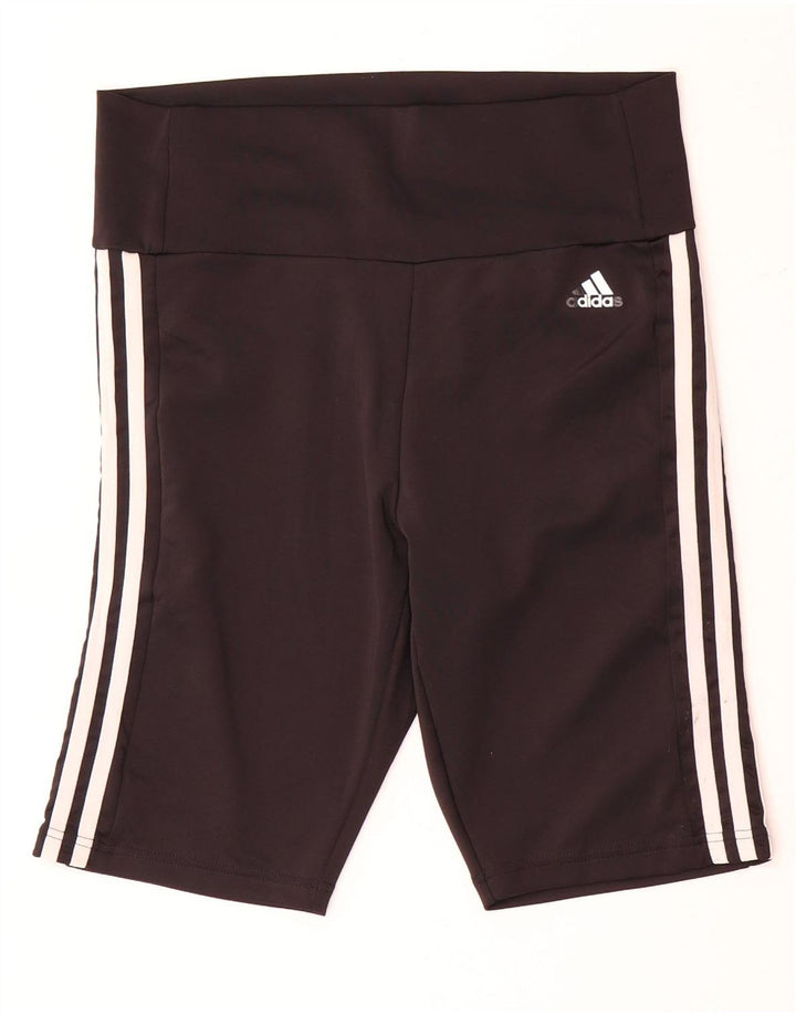 Adidas Womens Aeroready Sport Shorts UK 12/14 Médio Preto Poliéster
