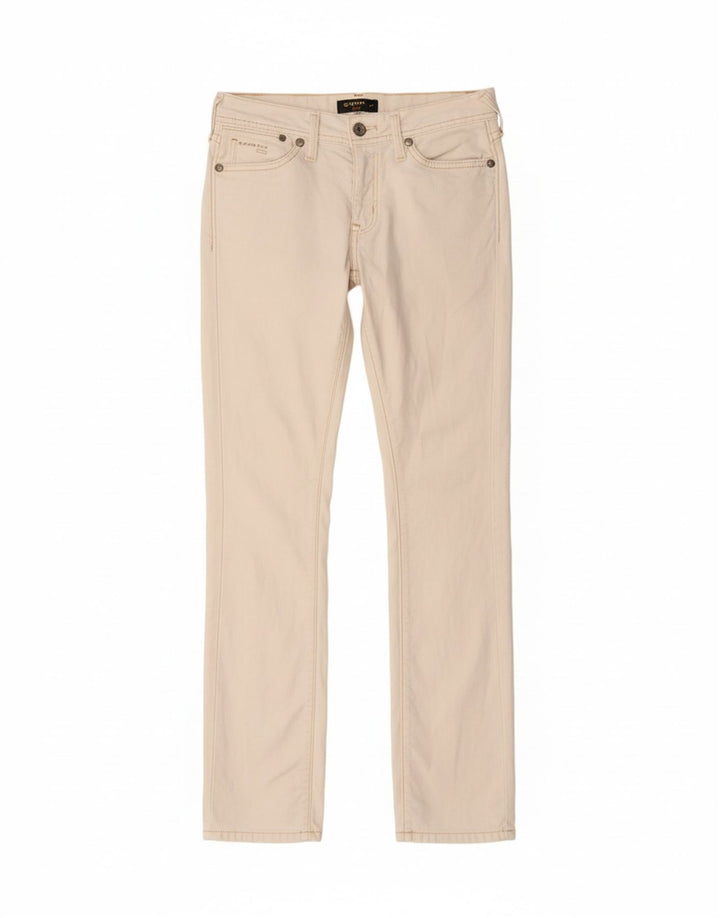 G-STAR Womens Slim Jeans W28 L33 Off White Cotton Vintage G-Star and Second-Hand G-Star from Messina Hembry 