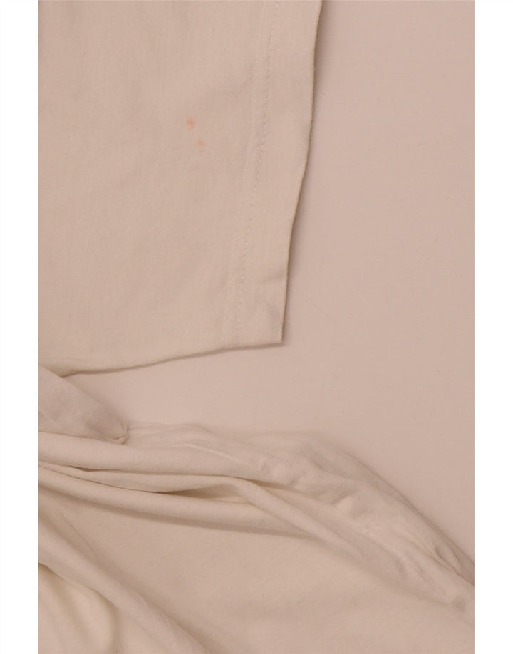 Camisa pólo gráfica masculina SHAMP EU 48 algodão geométrico branco médio