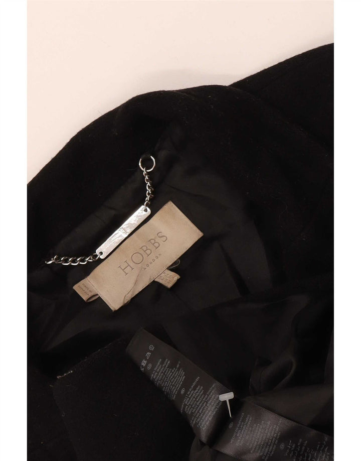 Sobretudo feminino Hobbs UK 8 pequeno lã preta