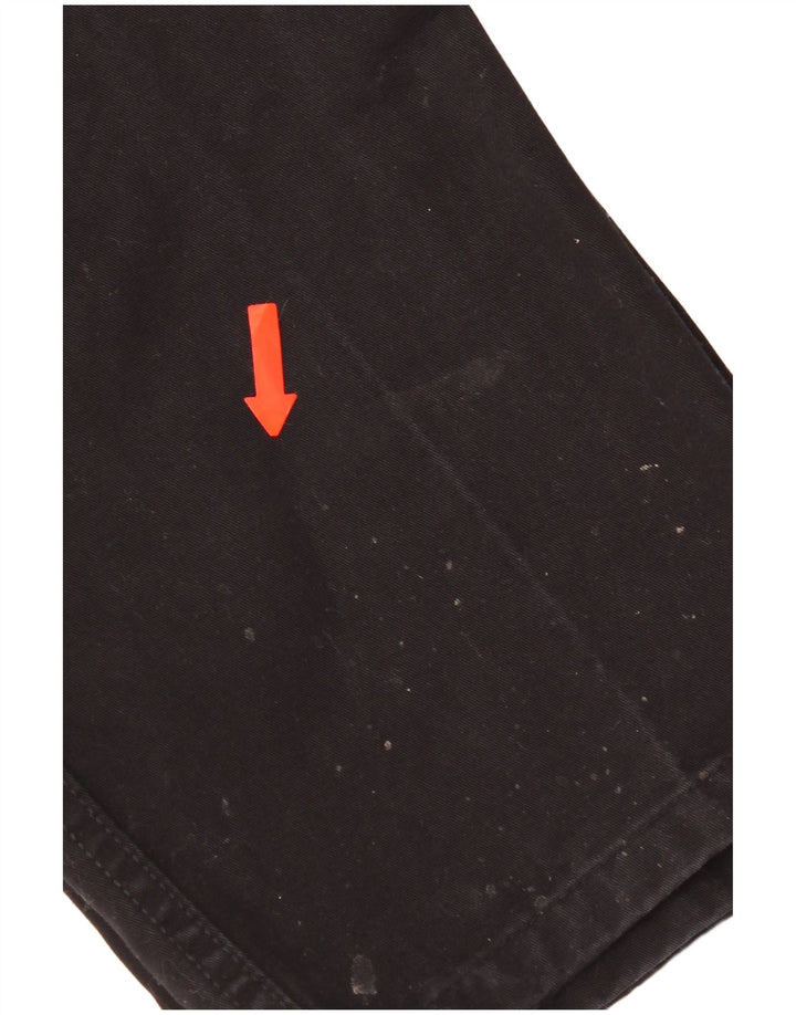 Calça jeans reta masculina Levi's W32 L27 algodão preto