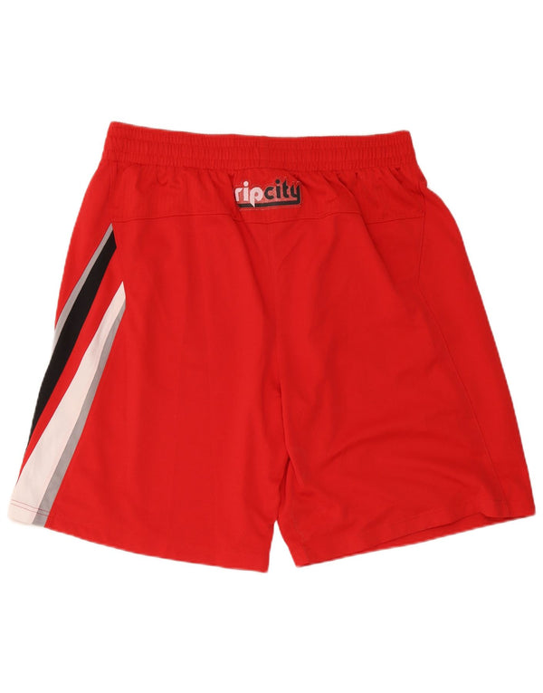 Adidas Mens Portland Trail Blazers Graphic Sport Shorts XL Vermelho Colorblock