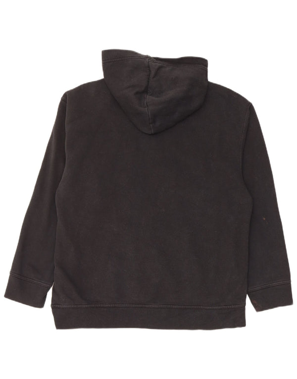 Suéter com capuz gráfico Gap Boys 14-15 anos 2XL algodão preto
