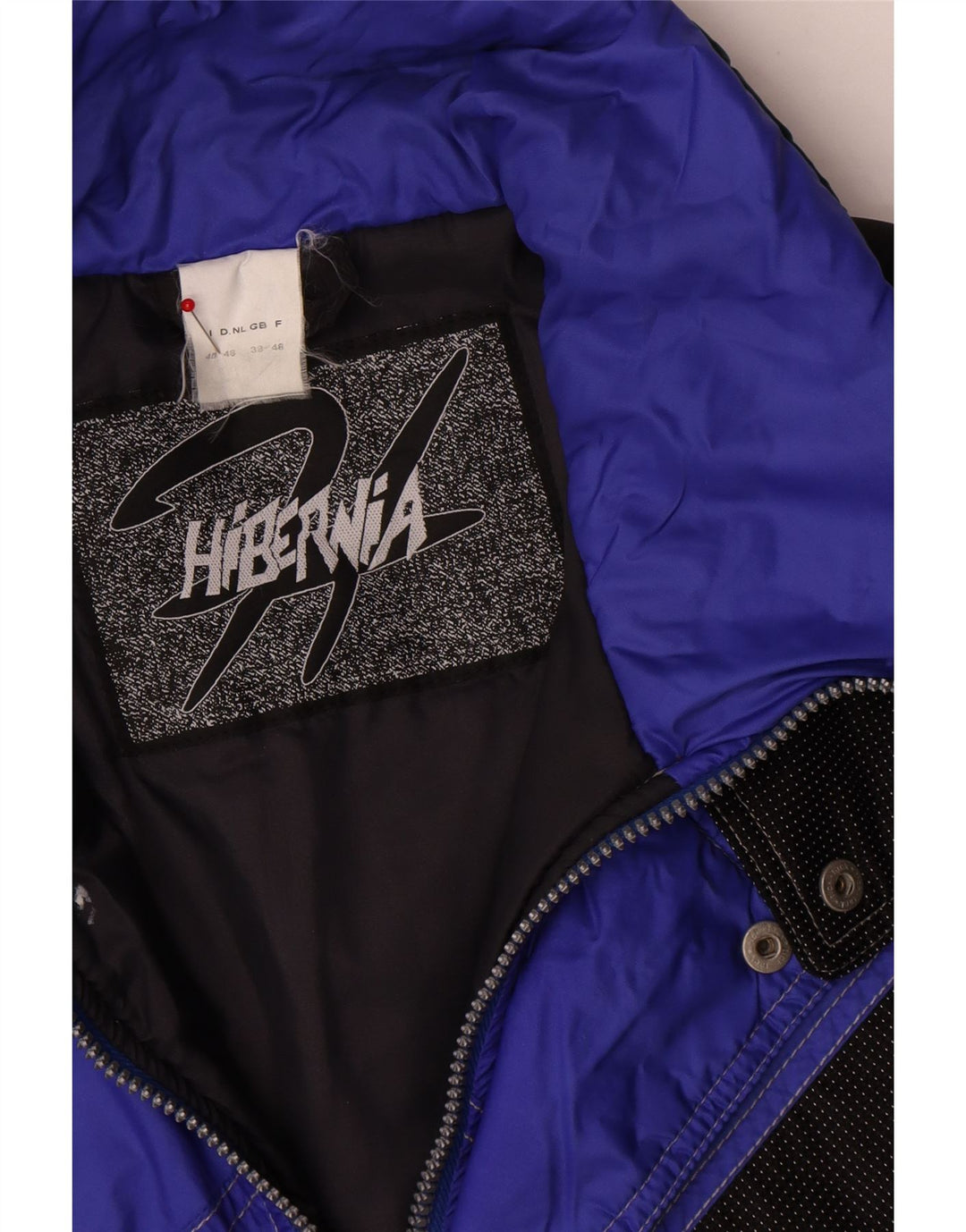 Jaqueta de esqui masculina Hibernia UK 38 poliamida colorblock azul médio