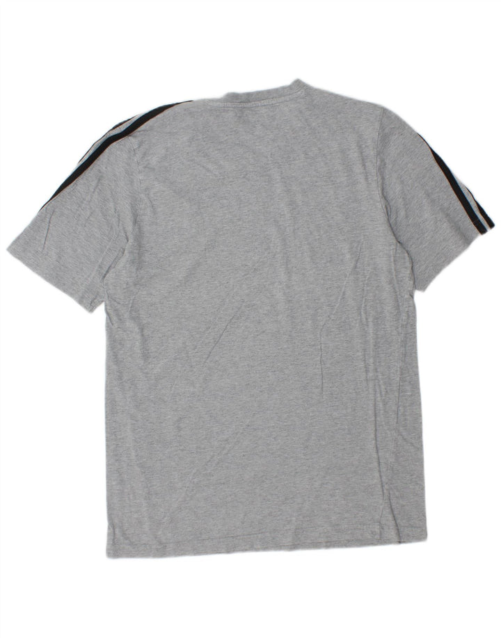 Camiseta masculina ADIDAS Top cinza médio manchado