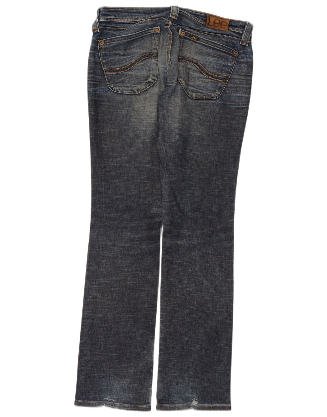 Calça jeans reta Maddox feminina LEE W31 L33 azul algodão