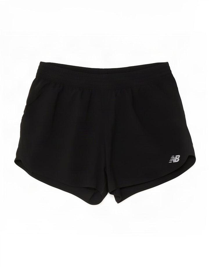 Shorts esportivos masculinos New Balance poliéster preto grande